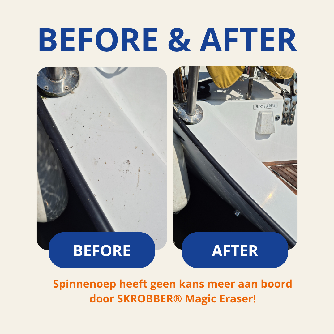 🕷️ Spinnenpoep verwijderen van je boot: zo pak je het aan